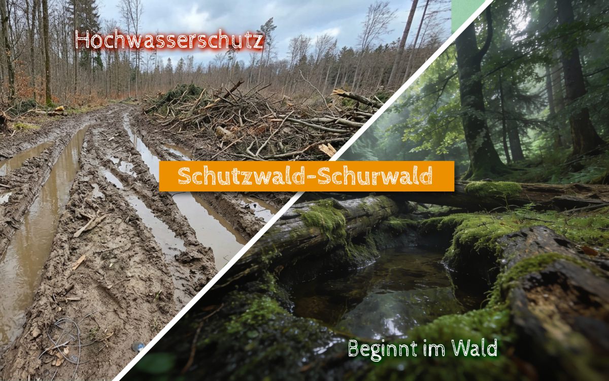 Hochwasserschutz beginnt bereits im Wald
